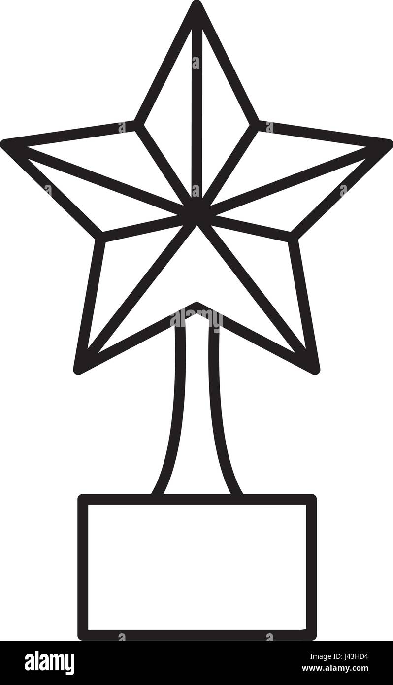 trophy star isolated icon Stock Vector Image & Art - Alamy