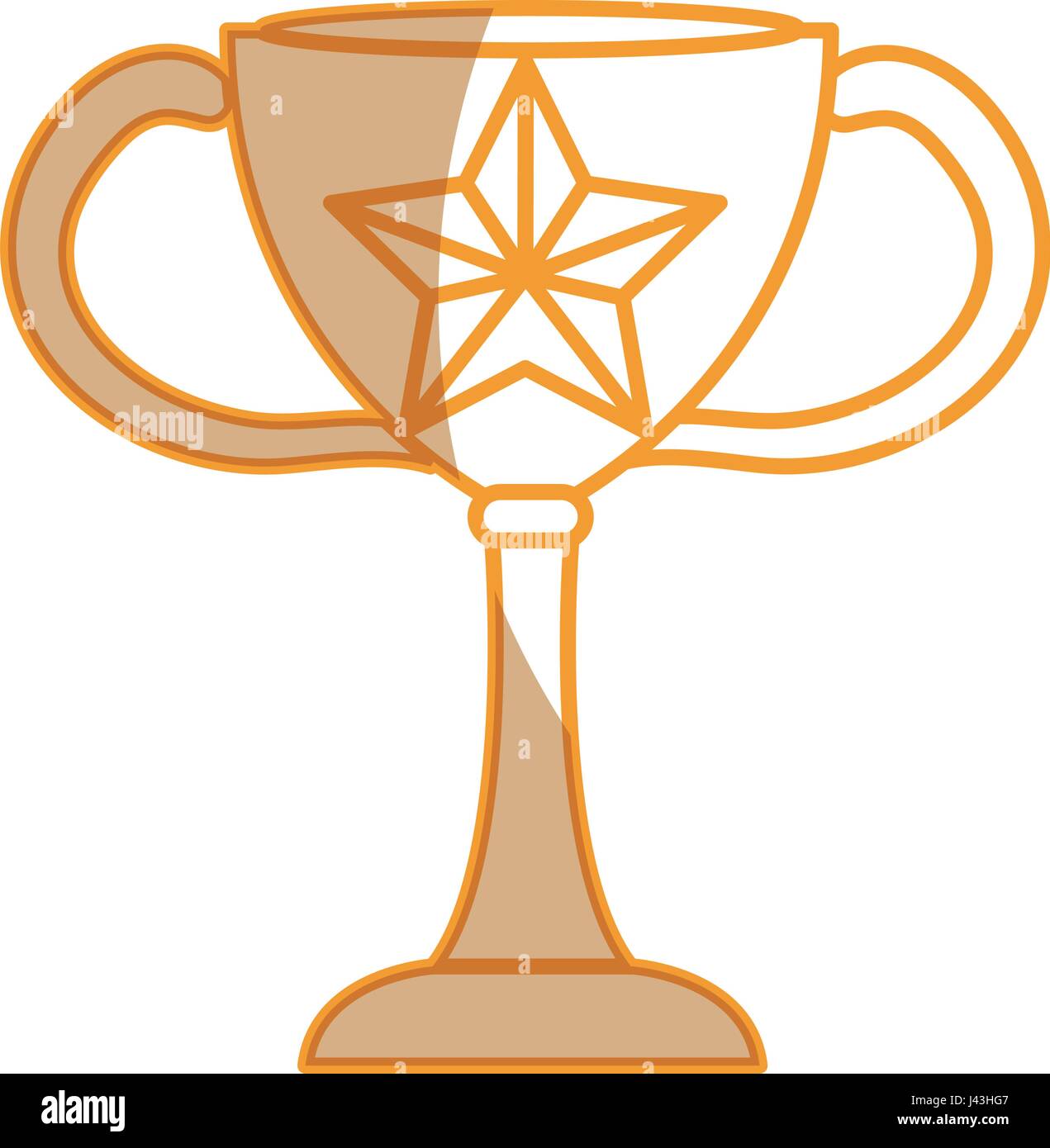 trophy cup isolated icon Stock Vector Image & Art - Alamy