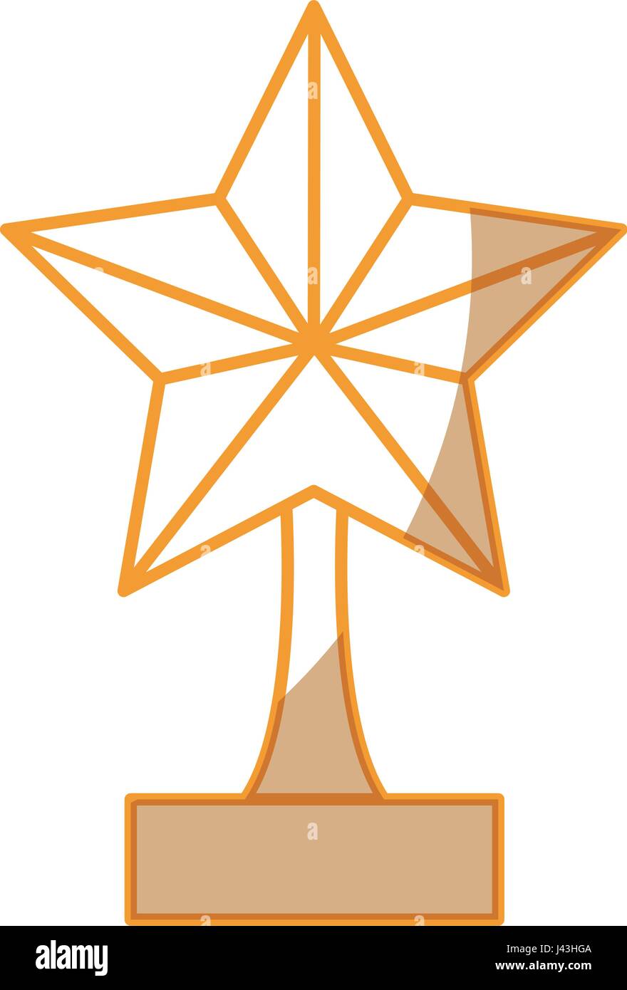 trophy star isolated icon Stock Vector Image & Art - Alamy