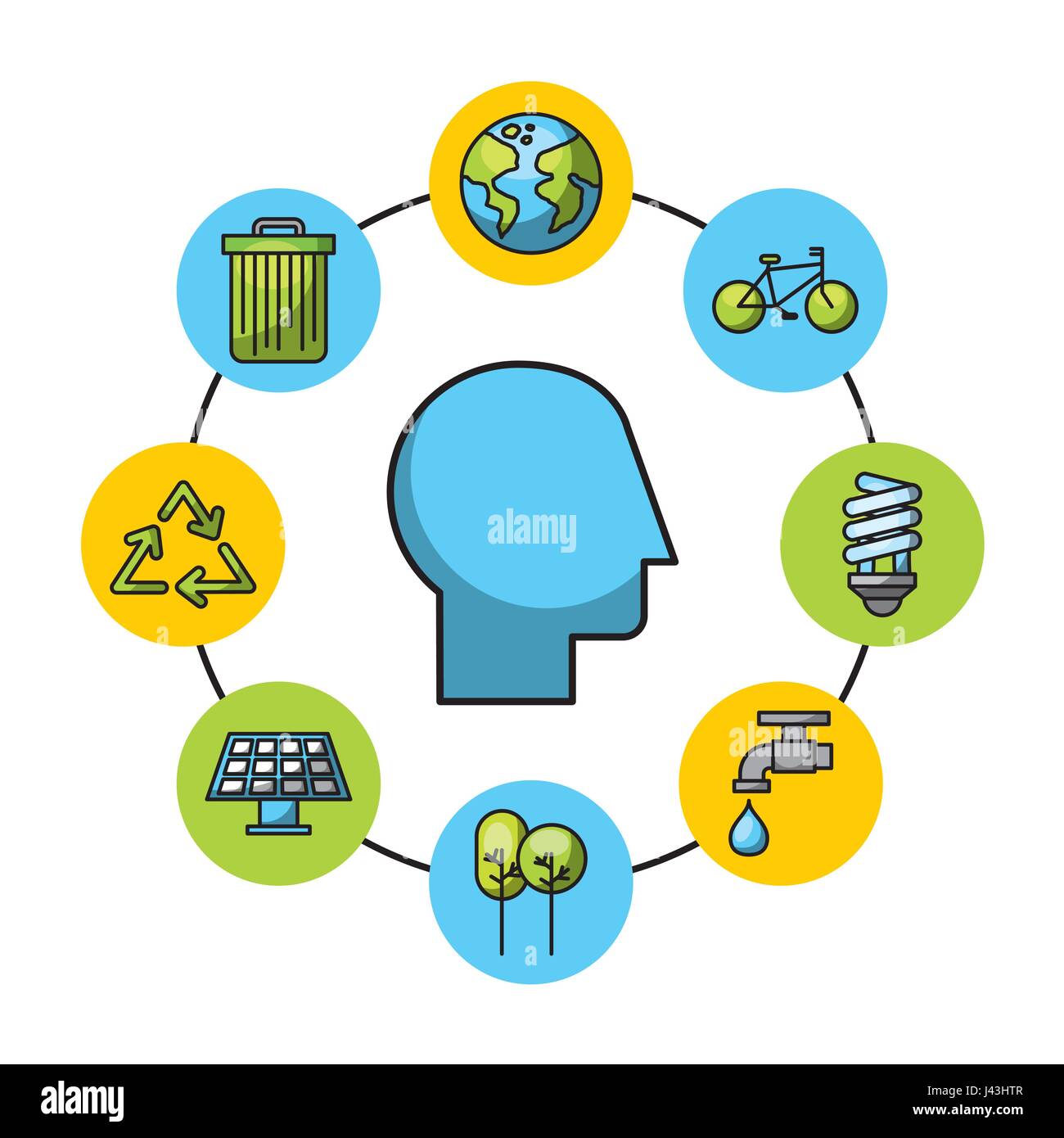 eco friendly related icons image Stock Vector Image & Art - Alamy