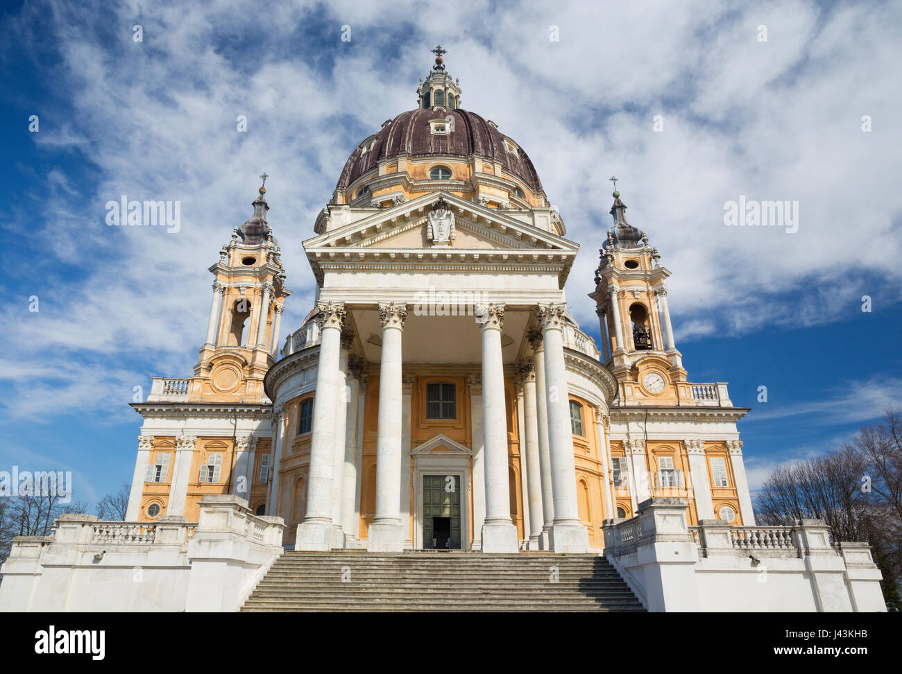 Torino - The church Basilica di Superga Stock Photo - Alamy