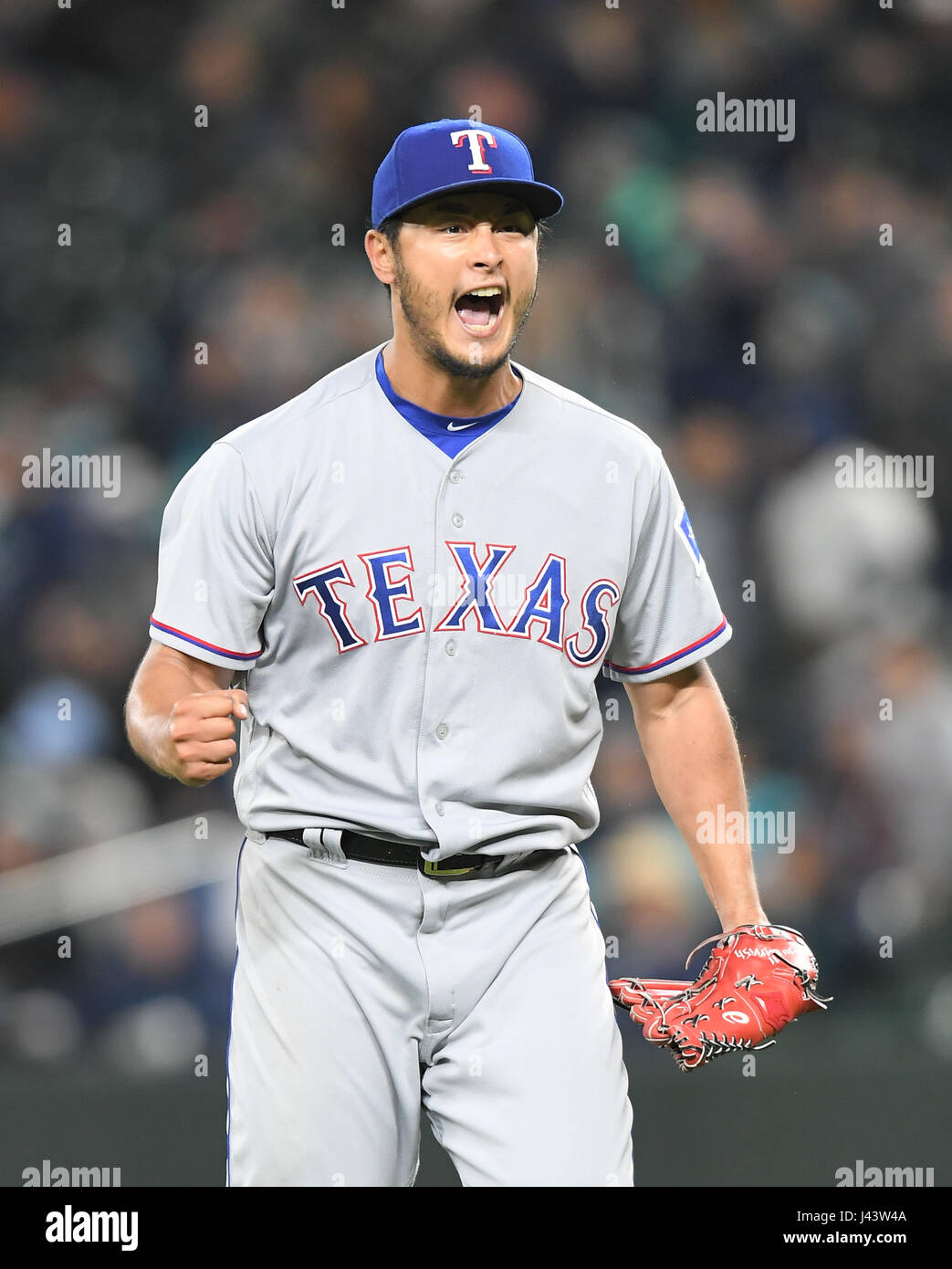 Yu Darvish (Rangers), MAY 5, 2017 - MLB : Texas Rangers starting ...