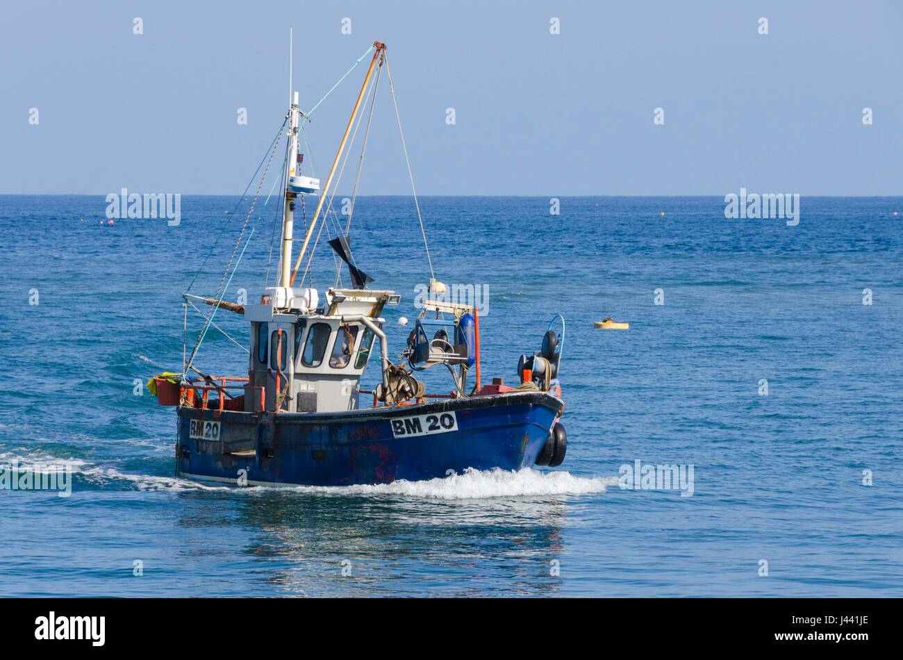 Lyme Regis, Dorset, UK. 9th May, 2017. Fishing boat returning to the ...