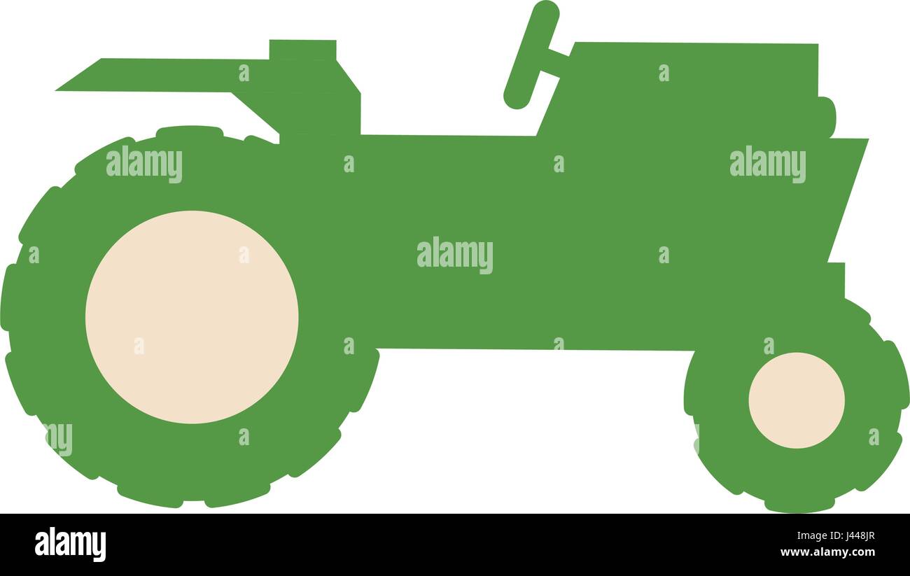 Tractor farm vehicle Stock Vector Image & Art - Alamy