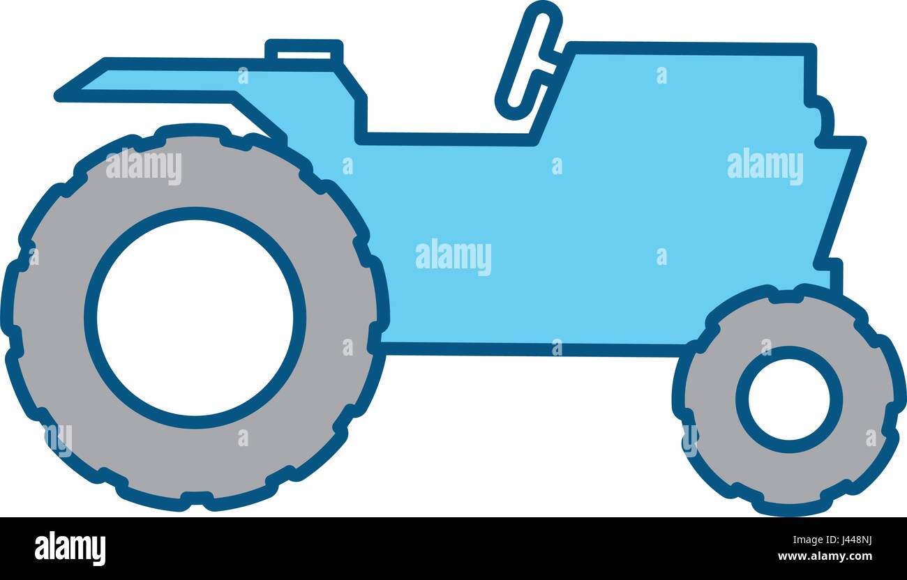 Tractor farm vehicle Stock Vector Image & Art - Alamy