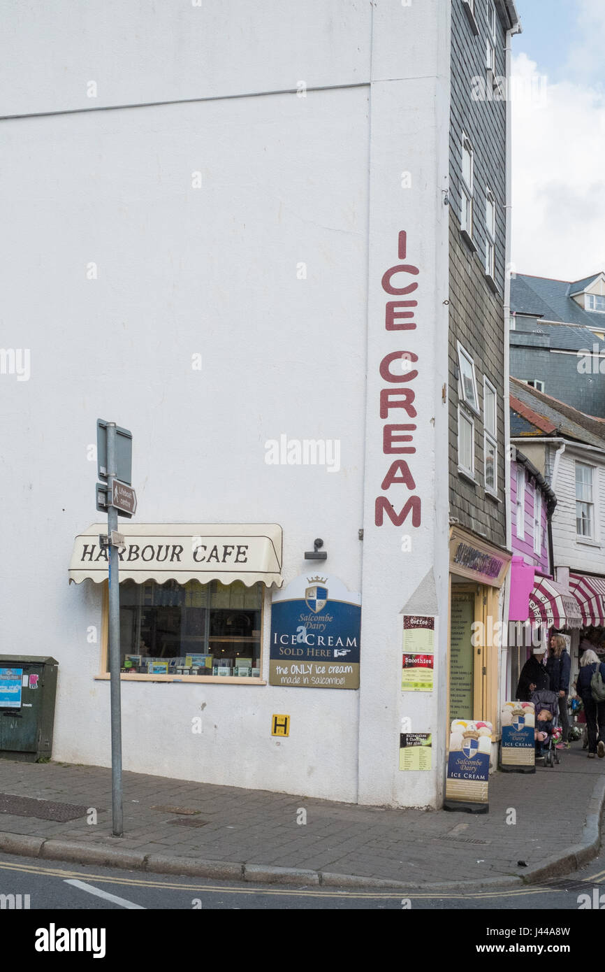ice cream parlour, Devon, England, United Kingdom