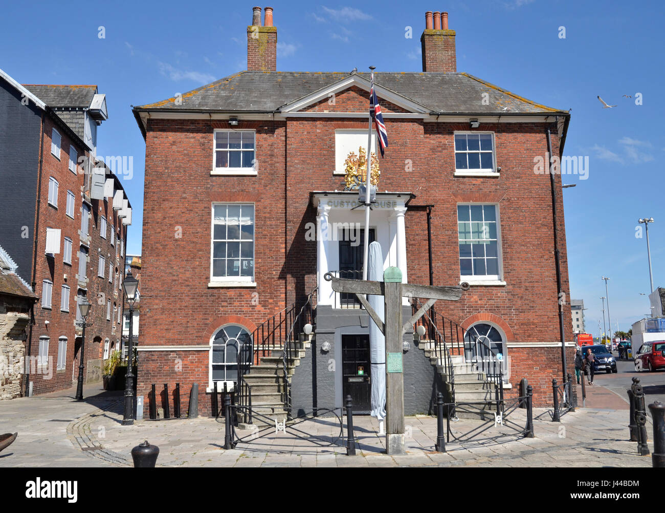 The Custom House on the Quayside in Poole, Dorset Stock Photo
