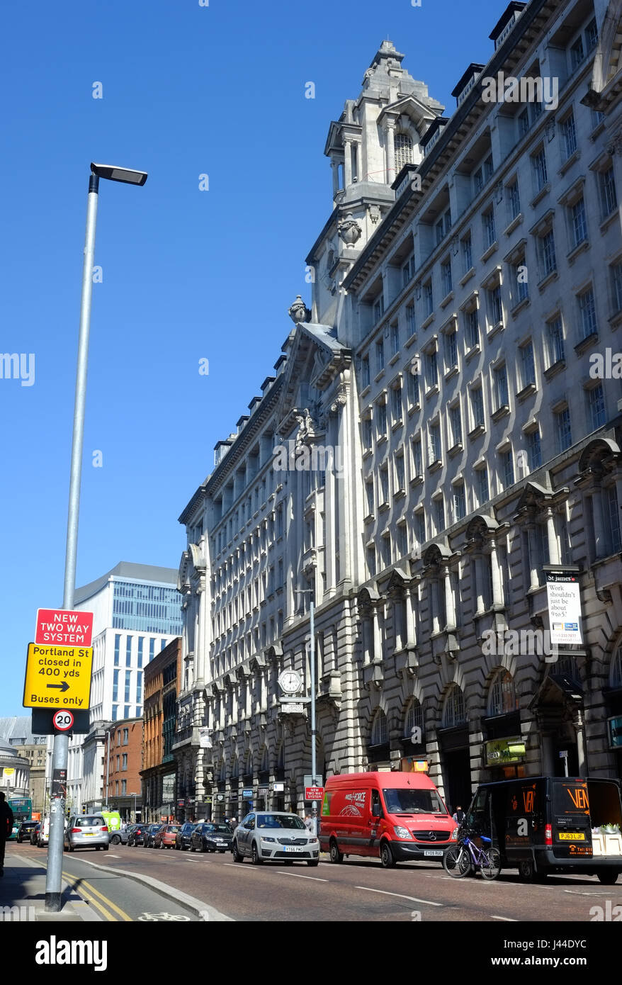 St. James's Building, Oxford Street, Manchester Stock Photo