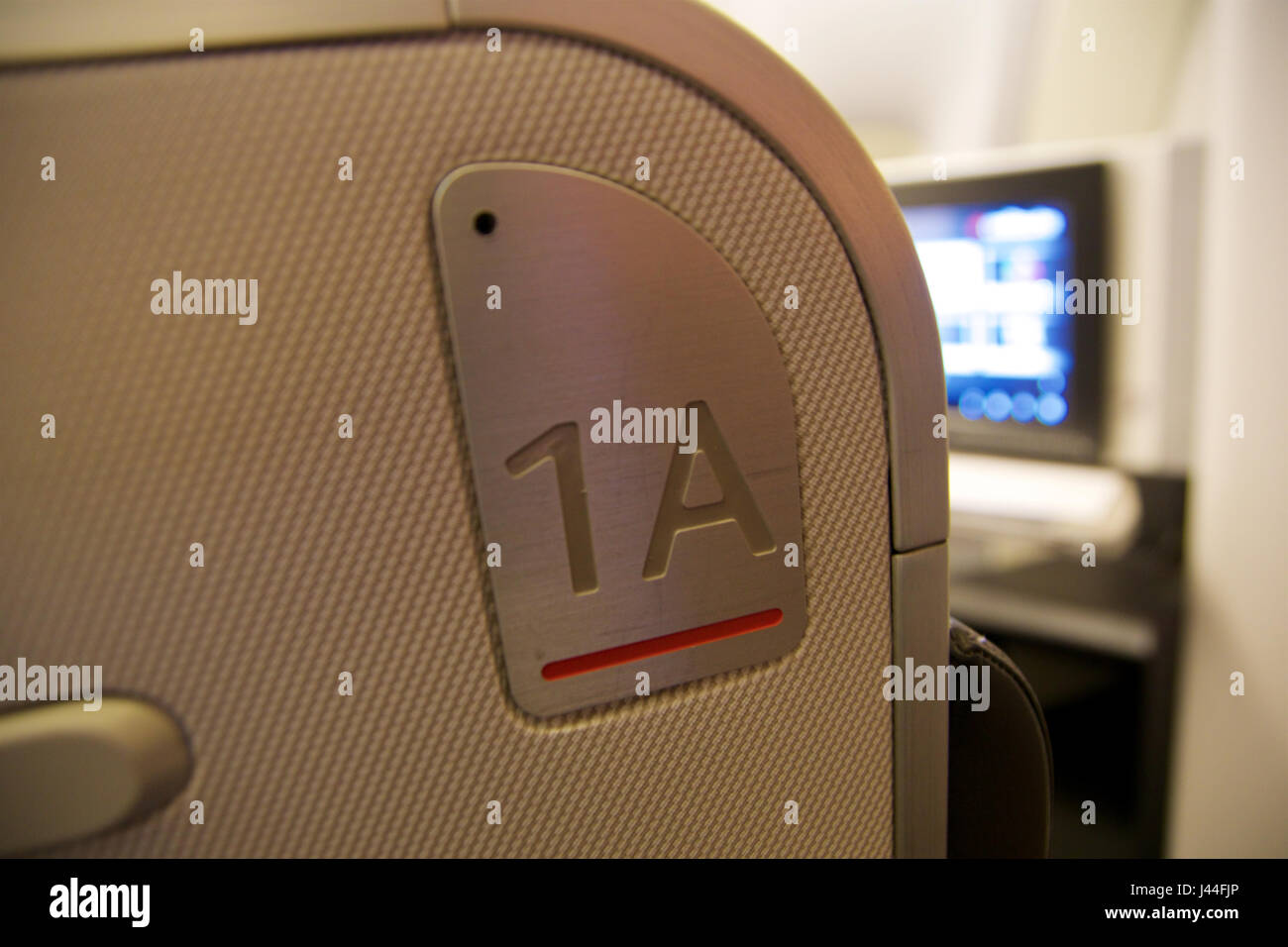 TORONTO, CANADA JAN 28th, 2017 Air Canada Business class seats