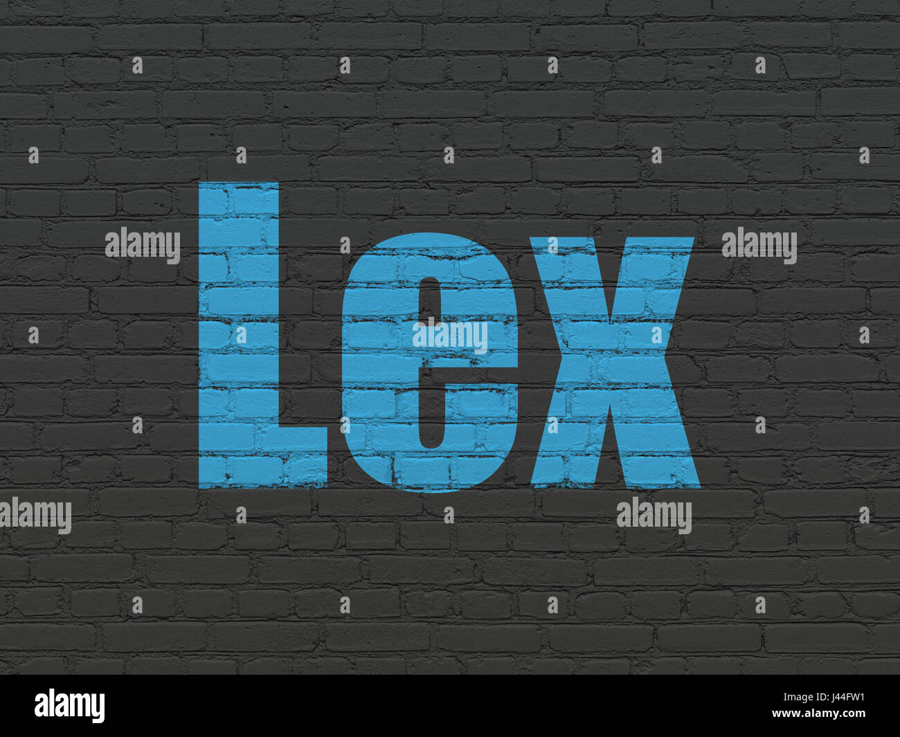 Law concept: Lex on wall background Stock Photo - Alamy