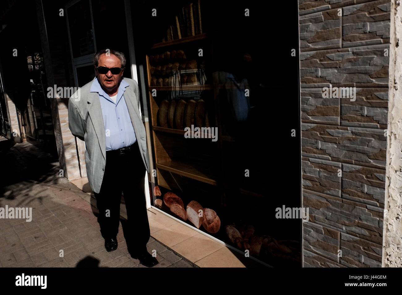 Daily life in the streets of the capital Tirana. Albania has a
