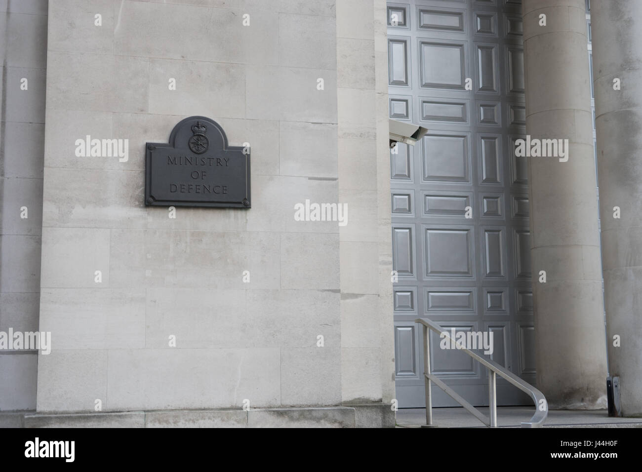 Exterior view of the Ministry of Defence or the MOD building in London. Stock Photo