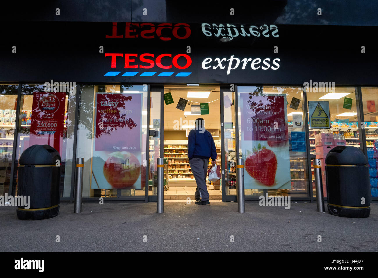 Tesco Express store in Stratford, London, England, United Kingdom, UK Stock Photo