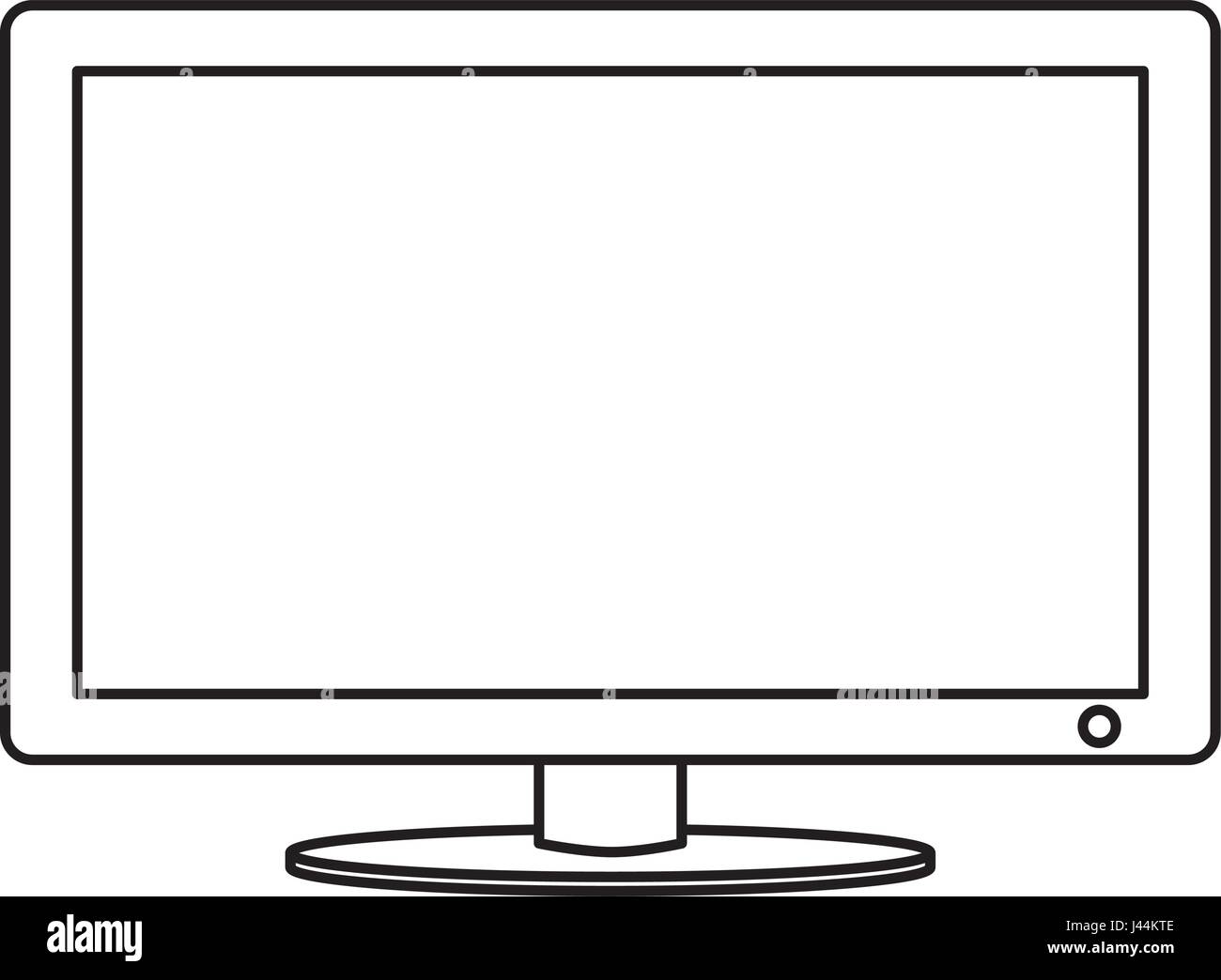 modern television icon Stock Vector Image & Art - Alamy