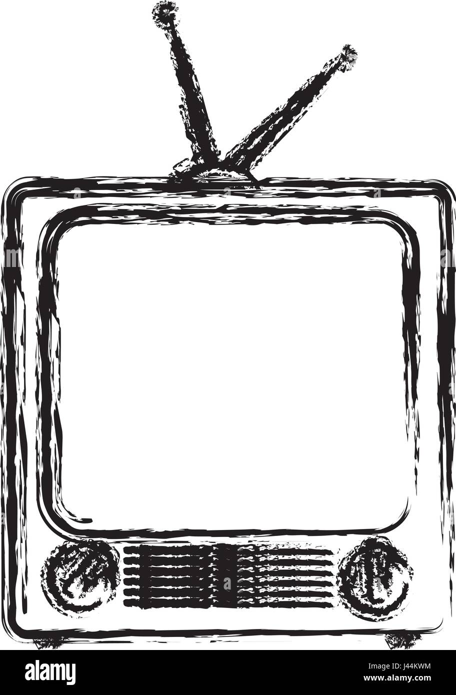retro television icon Stock Vector Image & Art - Alamy