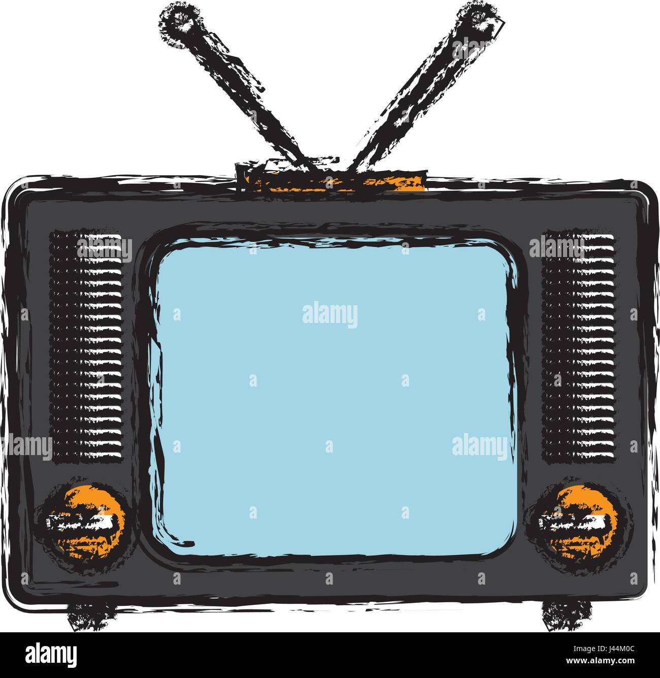 retro television icon Stock Vector Image & Art - Alamy