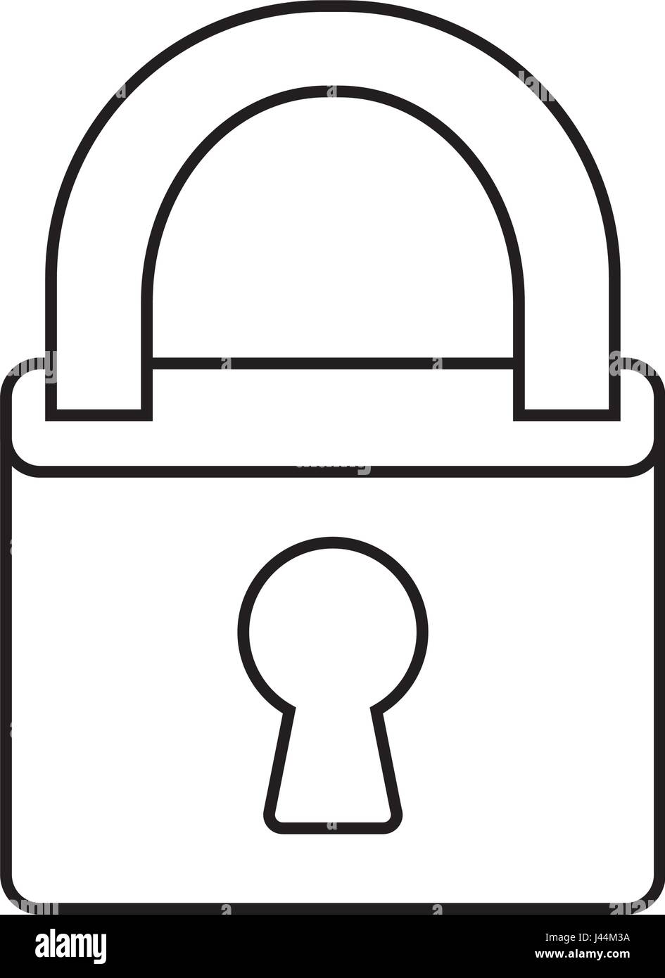 security padlock icon Stock Vector Image & Art - Alamy