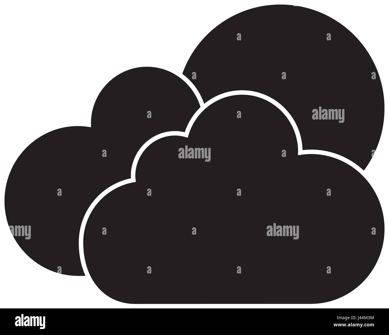 cloud and sun icon Stock Vector Image & Art - Alamy