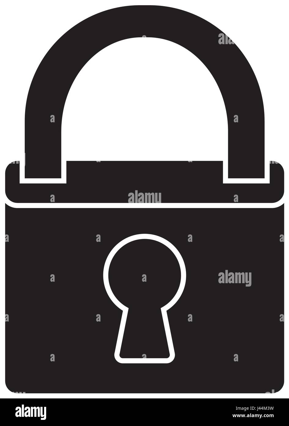 security padlock icon Stock Vector Image & Art - Alamy