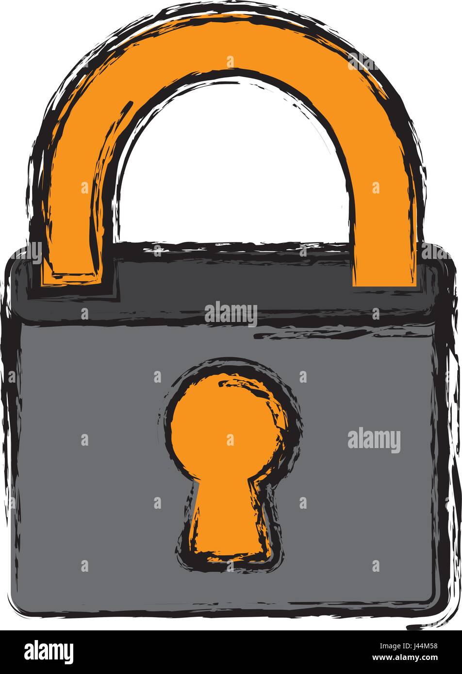 security padlock icon Stock Vector Image & Art - Alamy