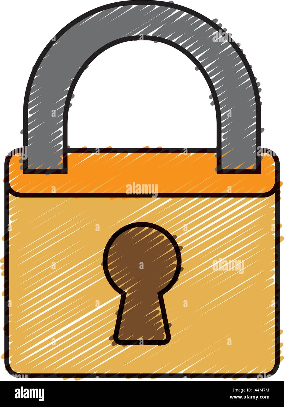 security padlock icon Stock Vector Image & Art - Alamy