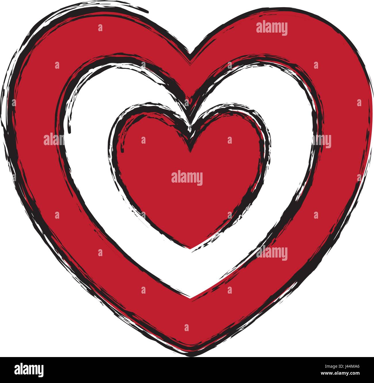 red heart icon Stock Vector Image & Art - Alamy