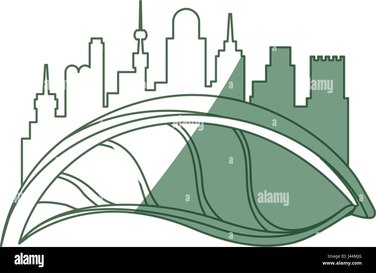 Green city environment Stock Vector Image & Art - Alamy