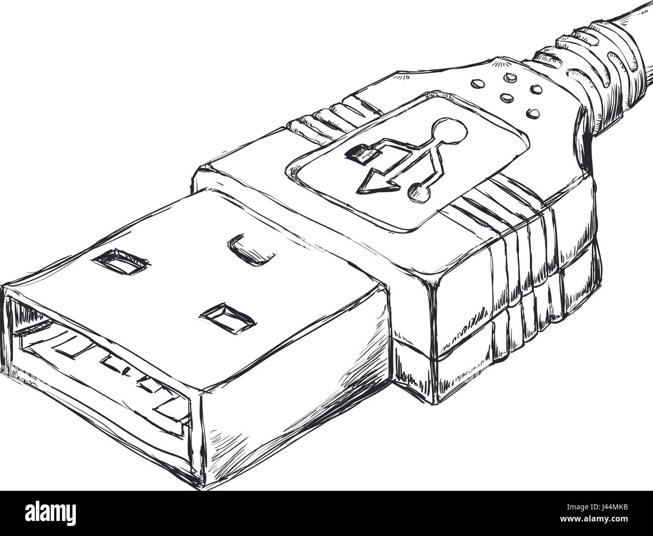 USB connection technology Stock Vector Image & Art Alamy