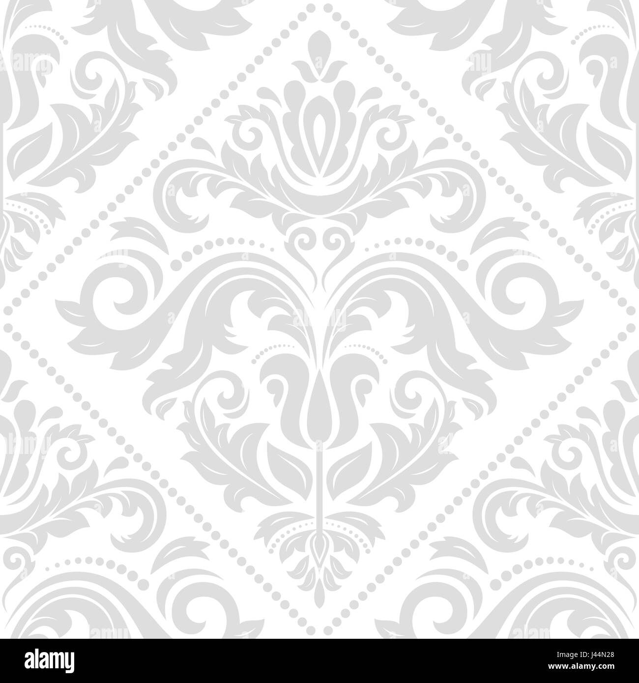 Seamless Damask Background Stock Photo - Alamy