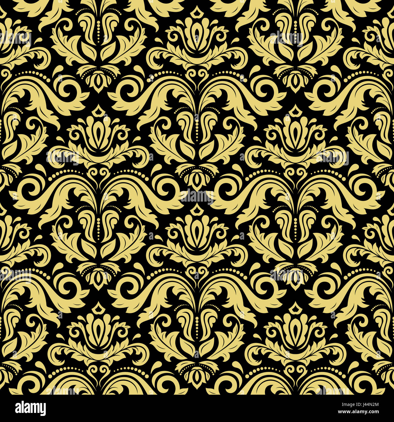 Seamless Damask Background Stock Photo - Alamy