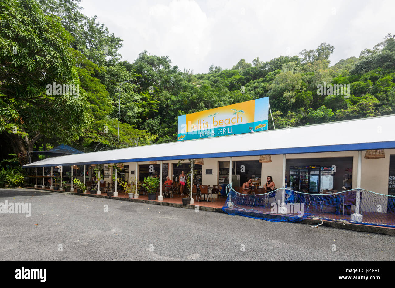 Ellis Beach Bar & Grill, Far North Queensland, FNQ, Australia Stock Photo -  Alamy