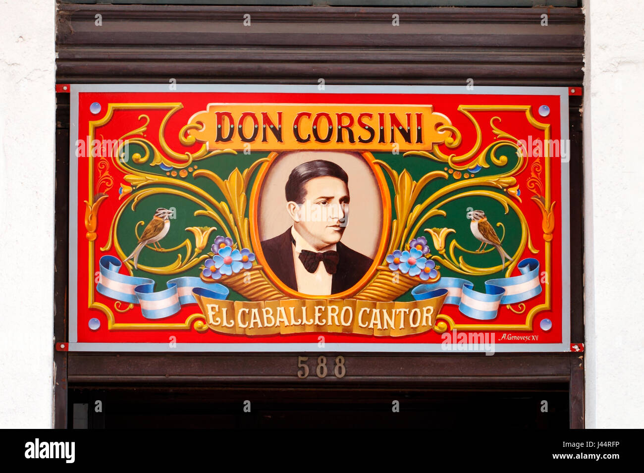 Ignacio Corsini (February 13, 1891 – July 26, 1967) was an Italian-born Argentine folklore and tango musician. Stock Photo