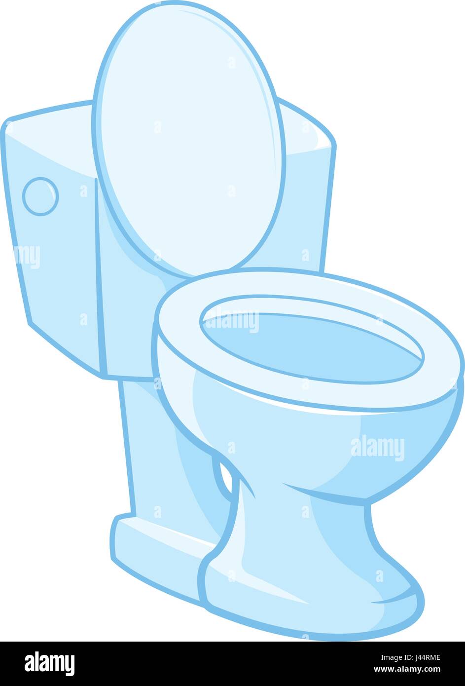 Toilet. Vector illustration on white background Stock Vector