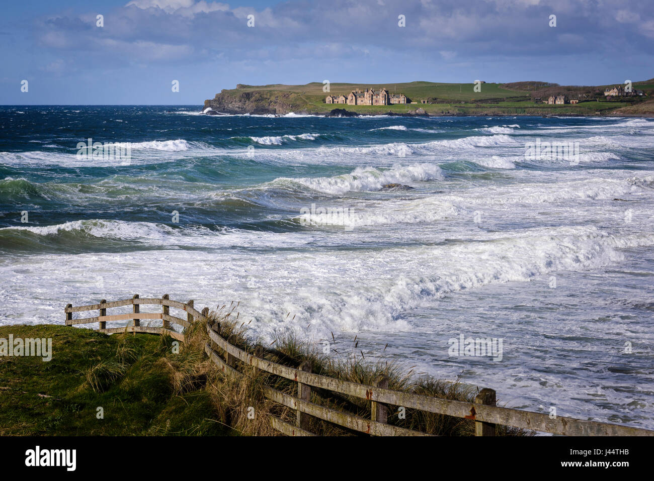 Antrim coast of Northern Ireland Stock Photo