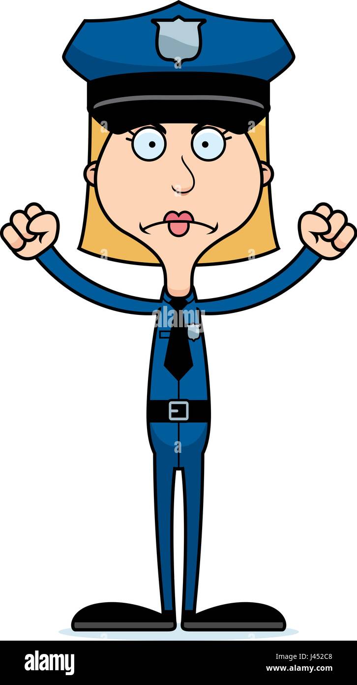 A cartoon police officer woman looking angry Stock Vector Image & Art - Alamy A cartoon police officer woman looking angry Stock Vector Image & Art - Alamy