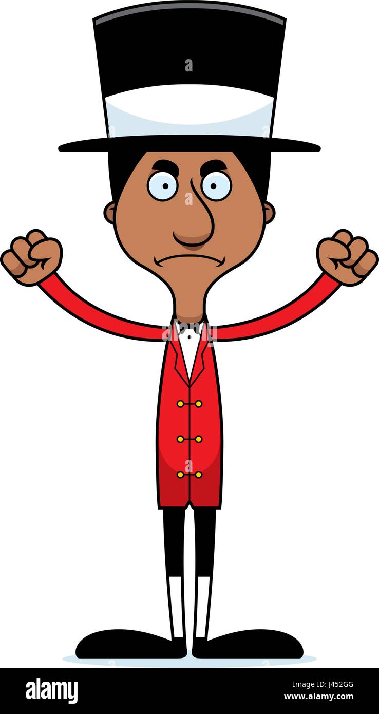 A cartoon ringmaster man looking angry Stock Vector Image & Art - Alamy
