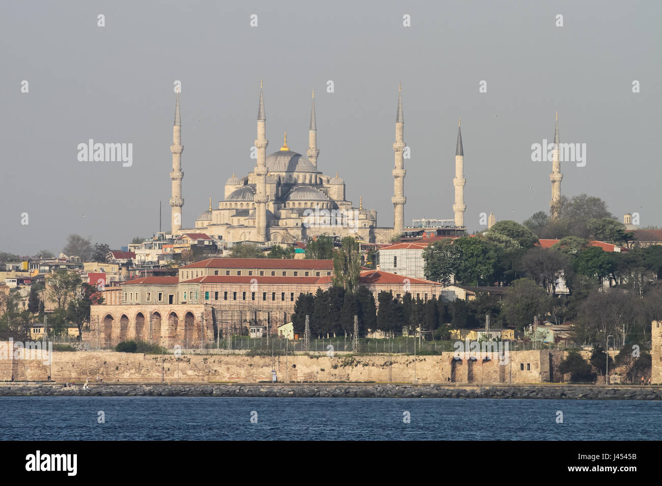Sultanahmet Blue Mosque in Istanbul City, Turkey Stock Photo - Alamy