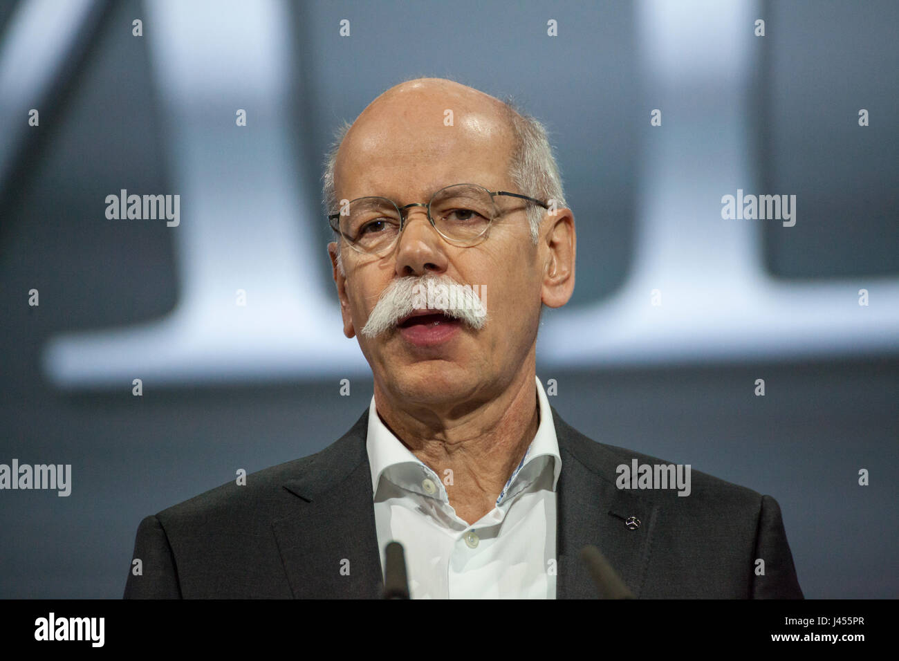CEO Dieter Zetsche at the annual general meeting of Daimler in Berlin Stock Photo