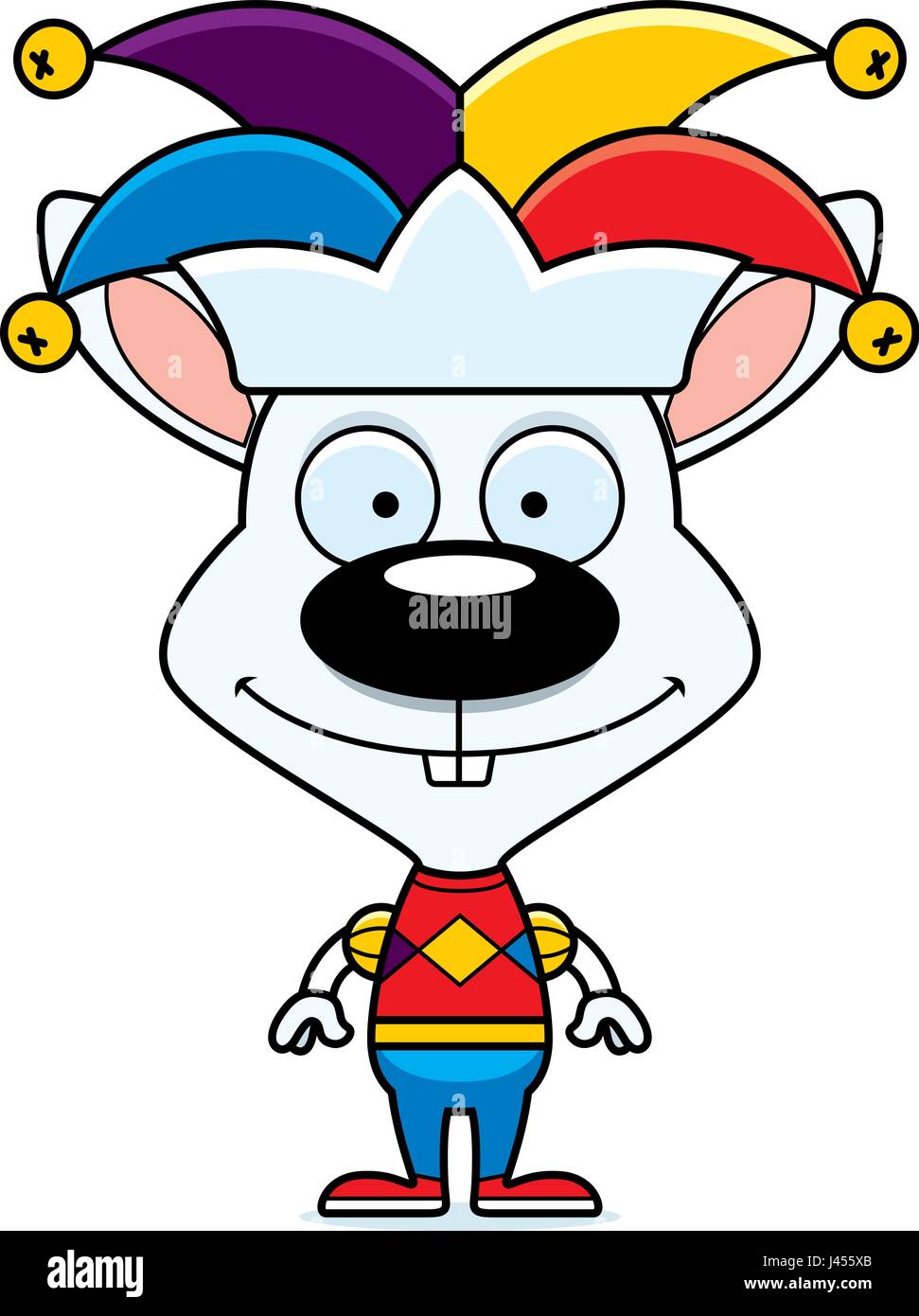 A cartoon jester bunny smiling Stock Vector Image & Art - Alamy