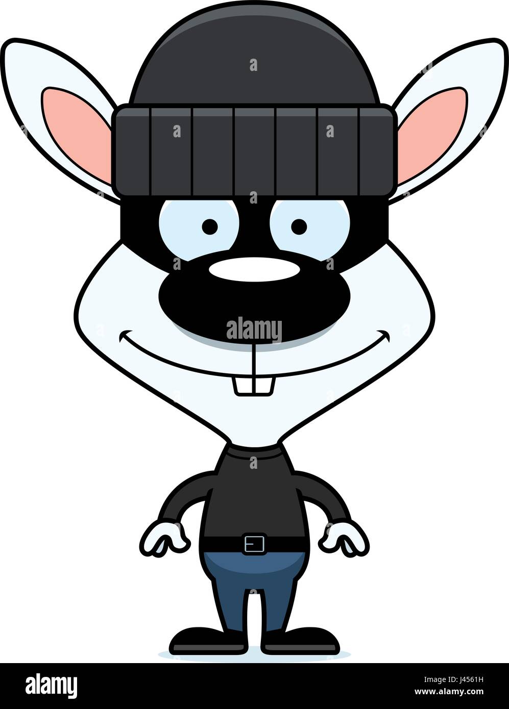 A cartoon thief bunny smiling Stock Vector Image & Art - Alamy