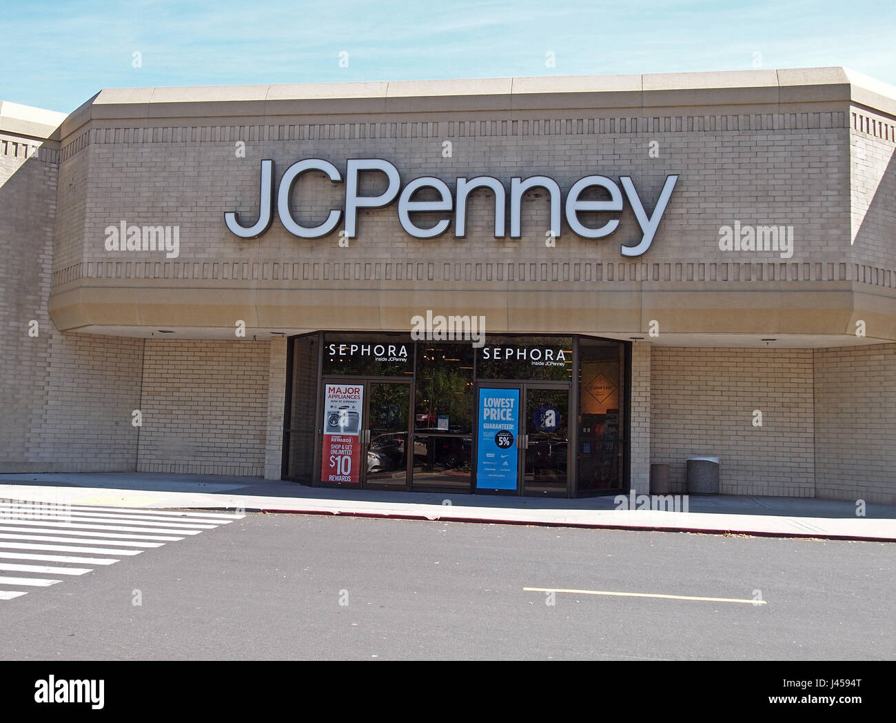 J. C. Penny store, Stoneridge Shopping Center, Pleasanton, California, USA Stock Photo