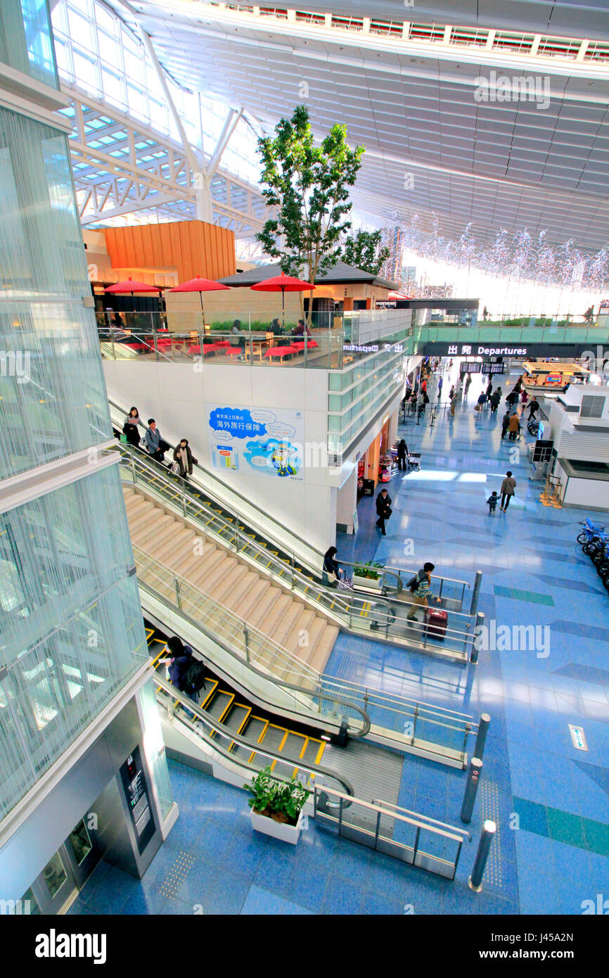 Haneda Airport International Terminal Tokyo Japan Stock Photo Alamy
