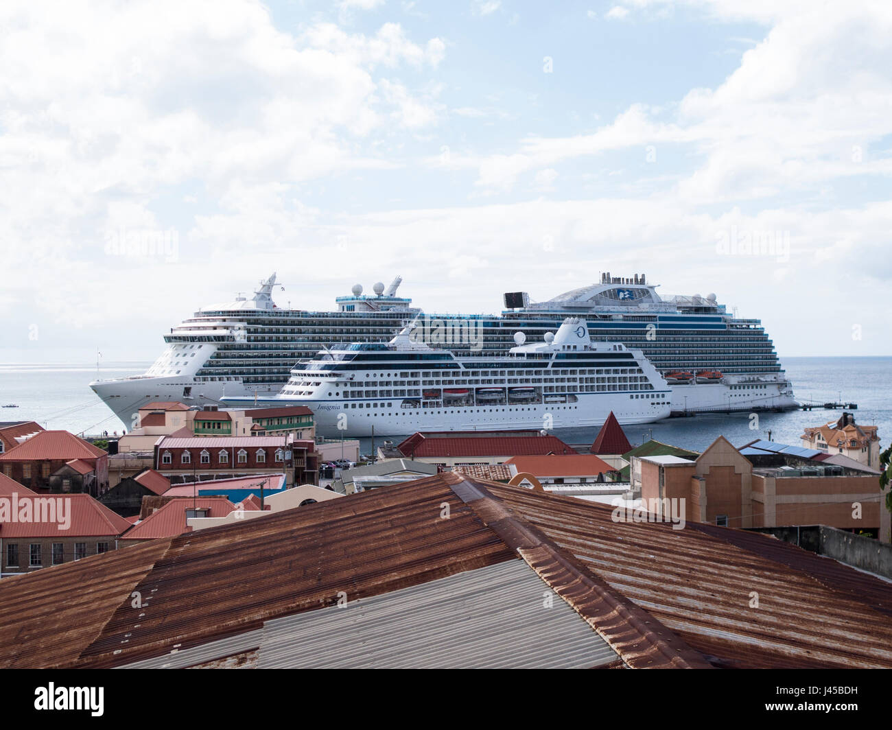 A mother ship and a baby ship Stock Photo Alamy