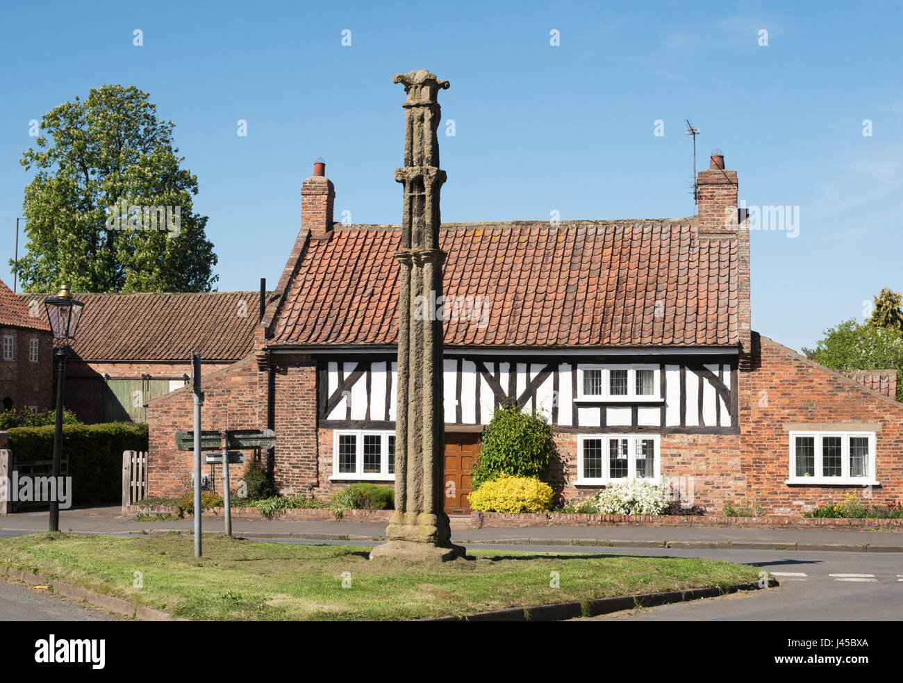 Boroughbridge Battle Cross, Aldborough, North Yorkshire, England, UK