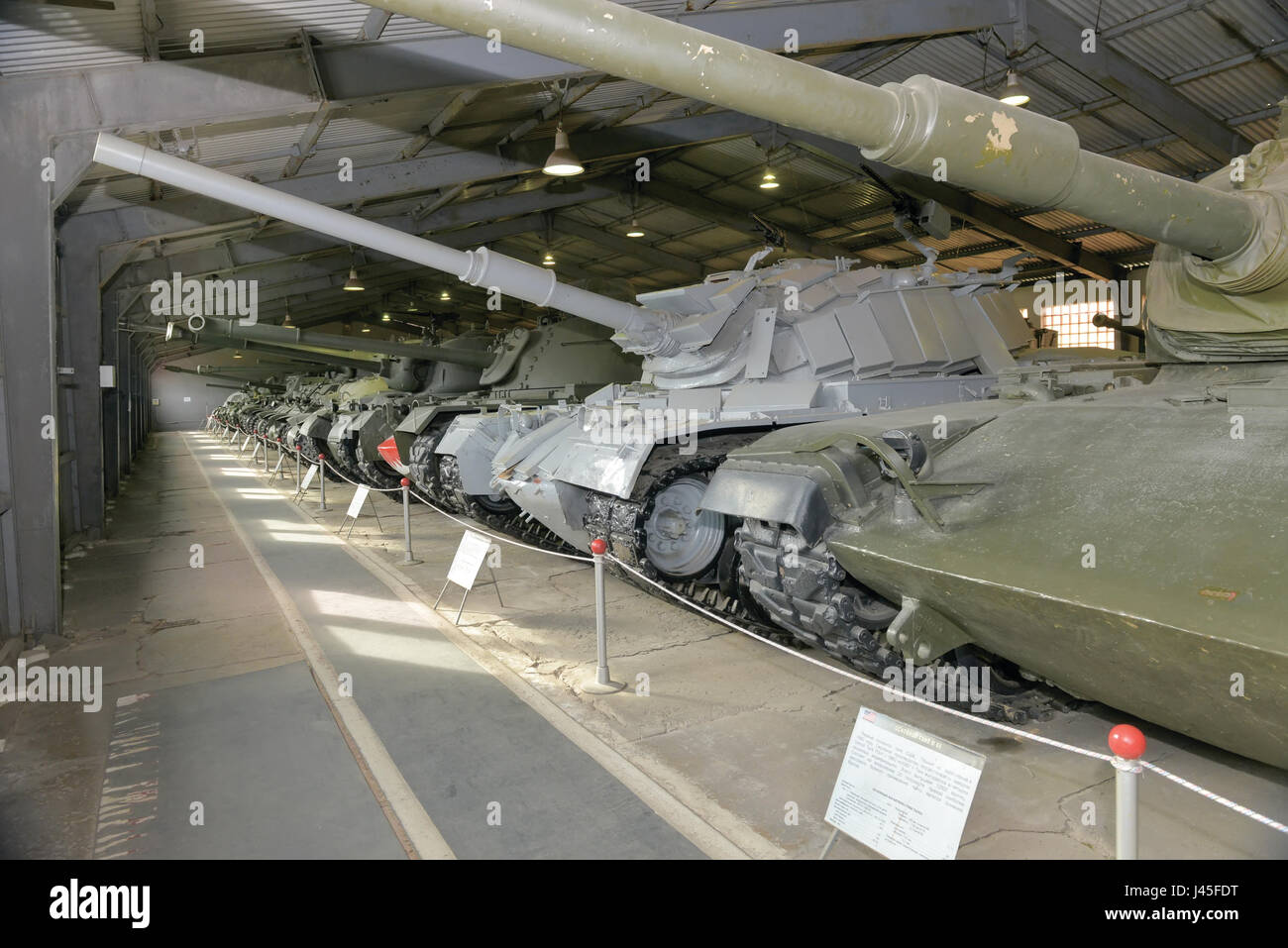 MOSCOW REGION, RUSSIA - SEPTEMBER 01, 2015: Tanks of the US armed forces in the Museum of armored vehicles, Kubinka near the Moscow Stock Photo