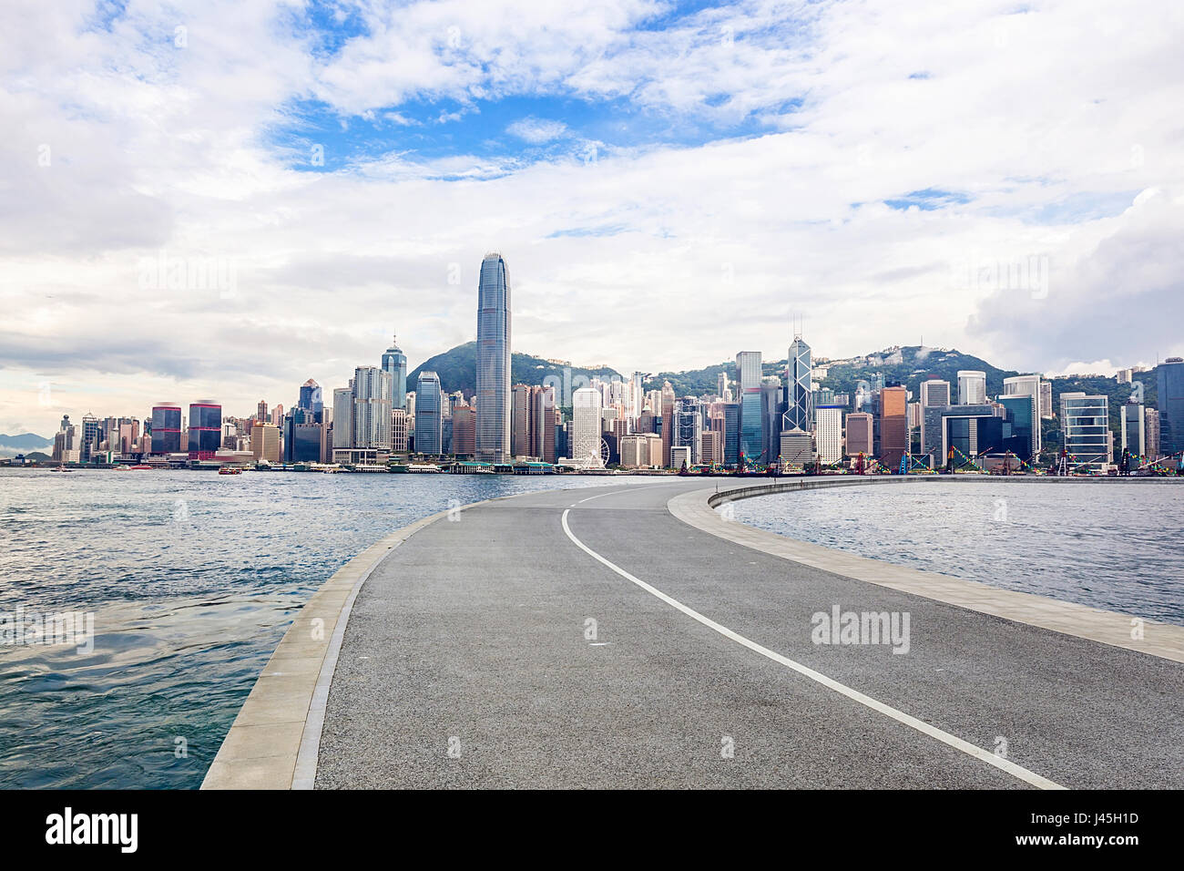 Hongkong city architectural landscape Stock Photo - Alamy