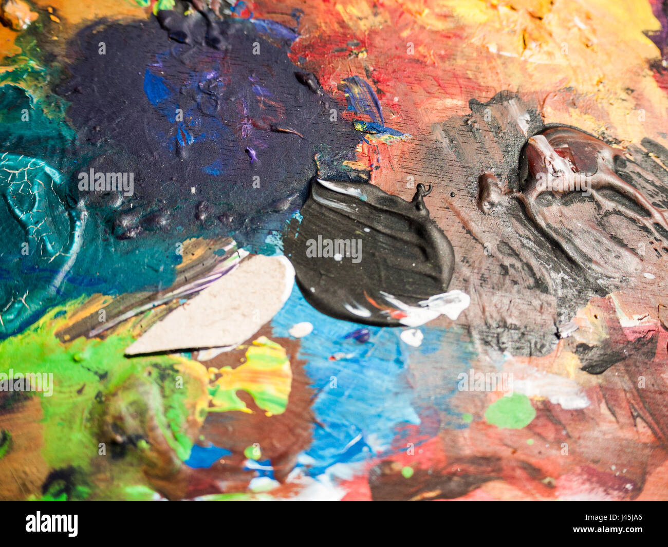 Abstract artwork acrylics paint hi-res stock photography and images - Alamy