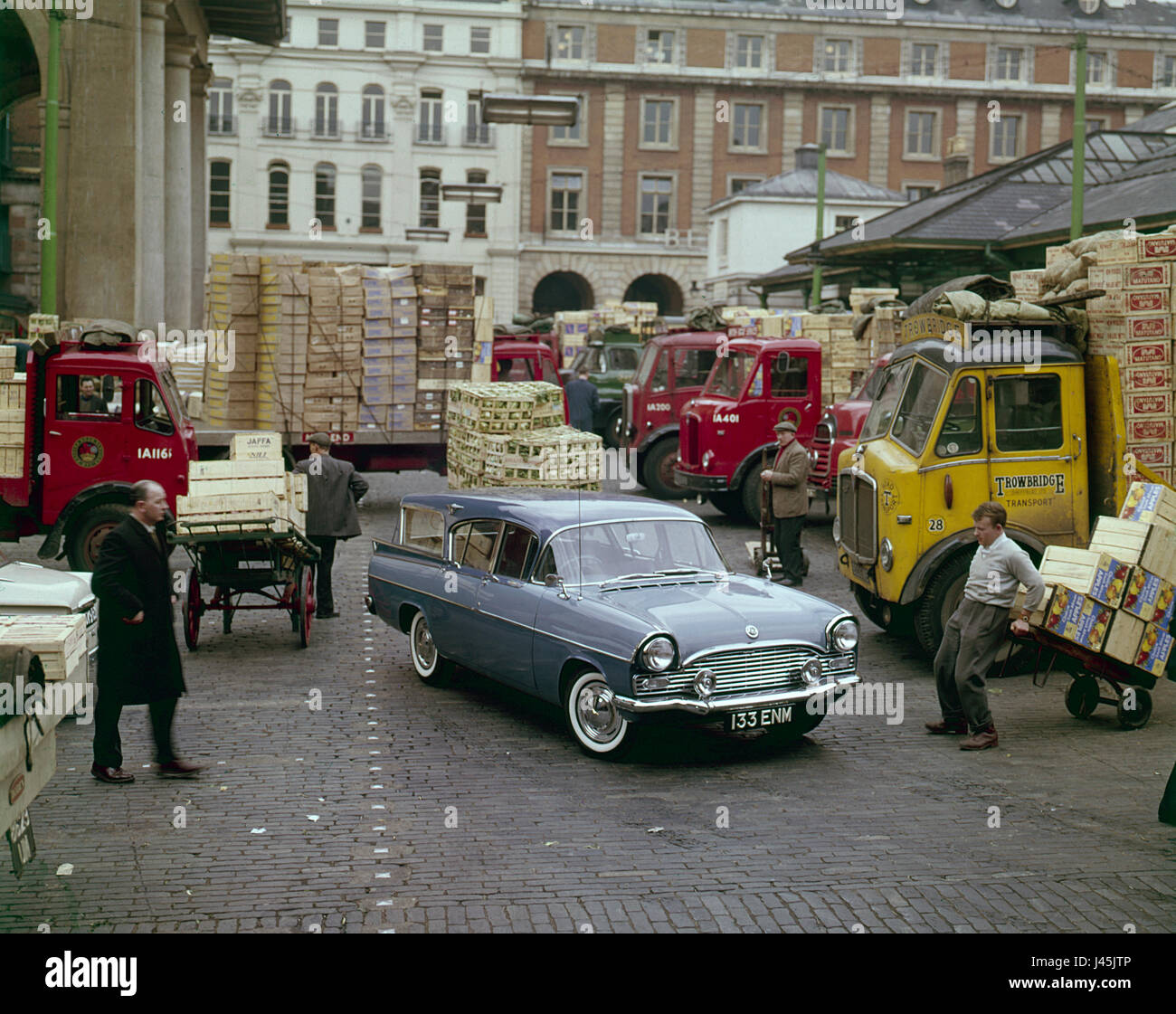 Vauxhall Cresta Friary Estate in Covent Garden 1960 Stock Photo