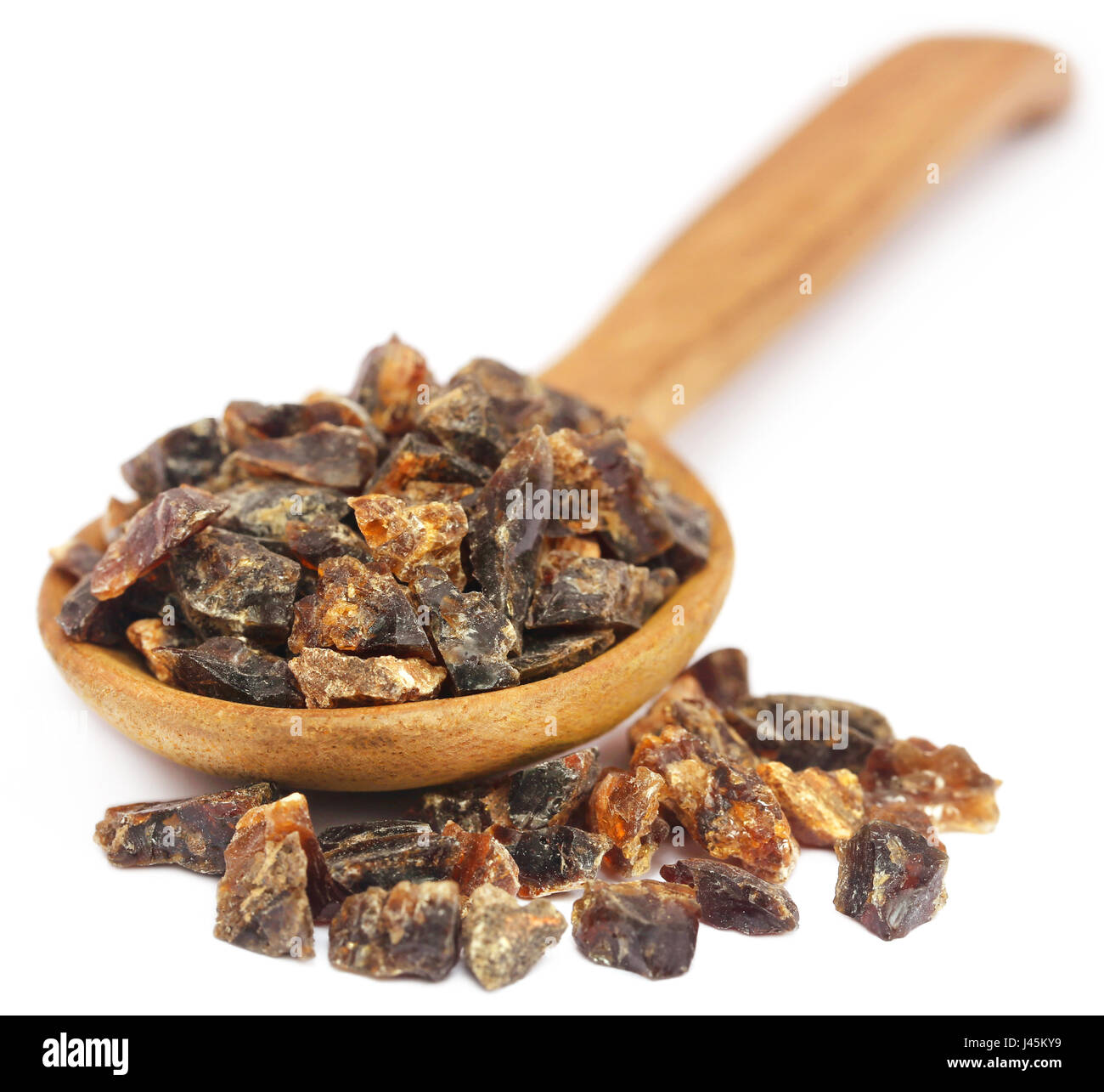 Frankincense dhoop, a natural aromatic resin used in perfumes and incenses Stock Photo