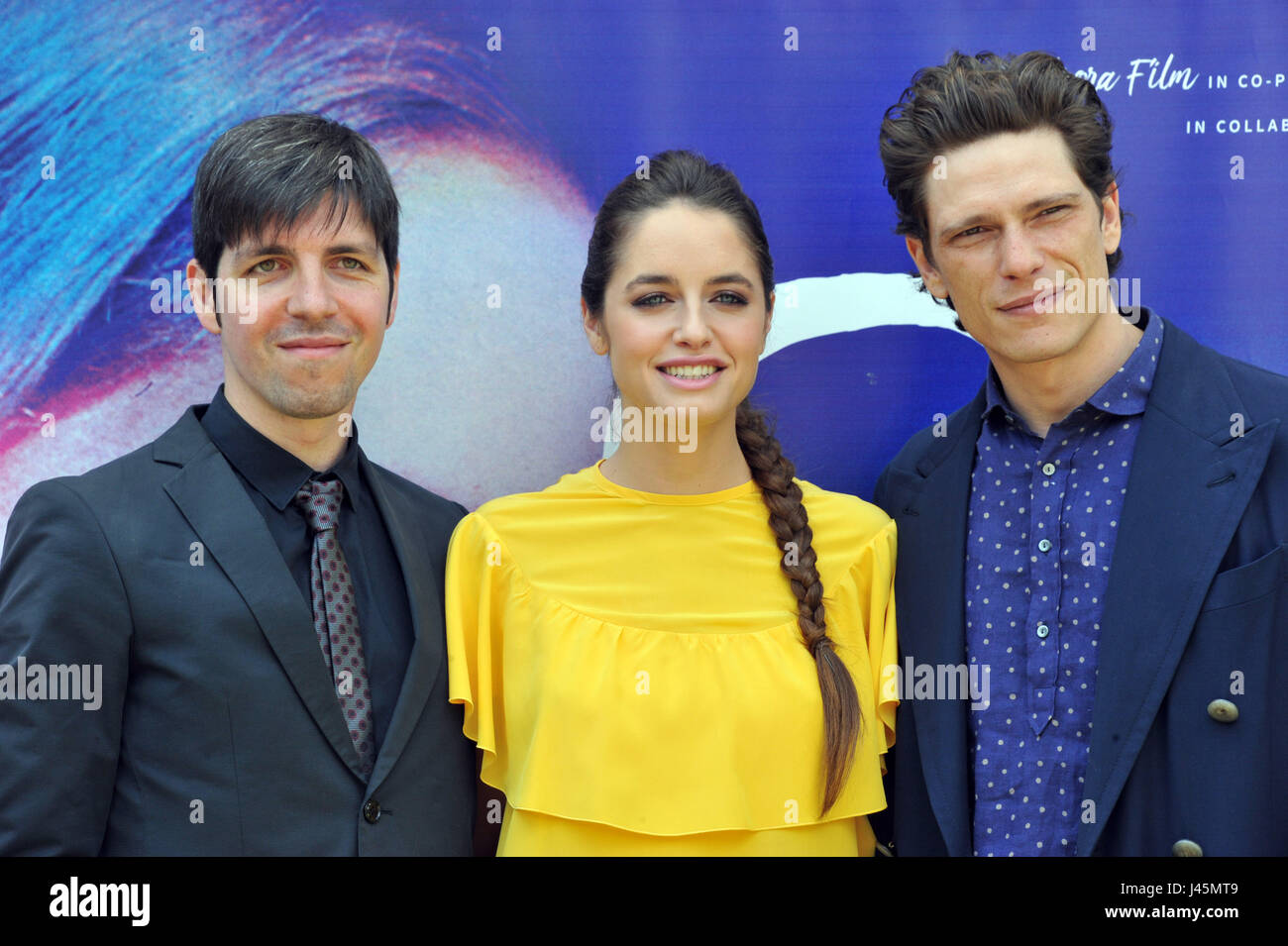 Roma,  Photocall  '2 Nights ' . Pictured : Matilde Gioli, Matteo Martari, Ivan Silvestrini Stock Photo